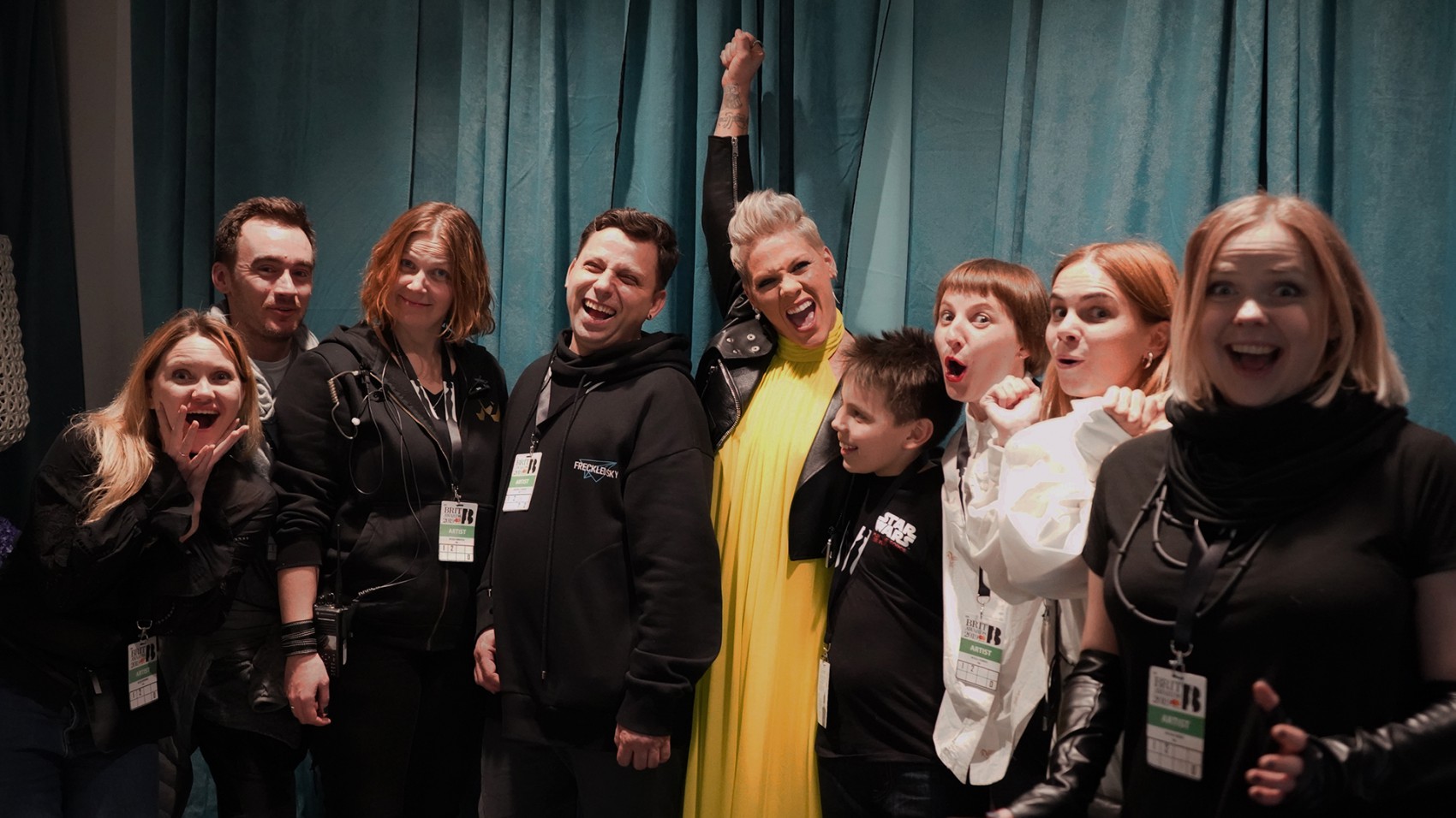 P!nk x BRIT Awards 2019 - Water Projection Performance_3 P!nk x BRIT Awards 2019 - Water Projection Performance_3